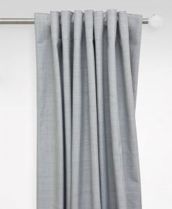 Curtain GOOD NIGHT, 100% blackout, light grey