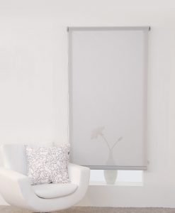 Screen roller blind light gray