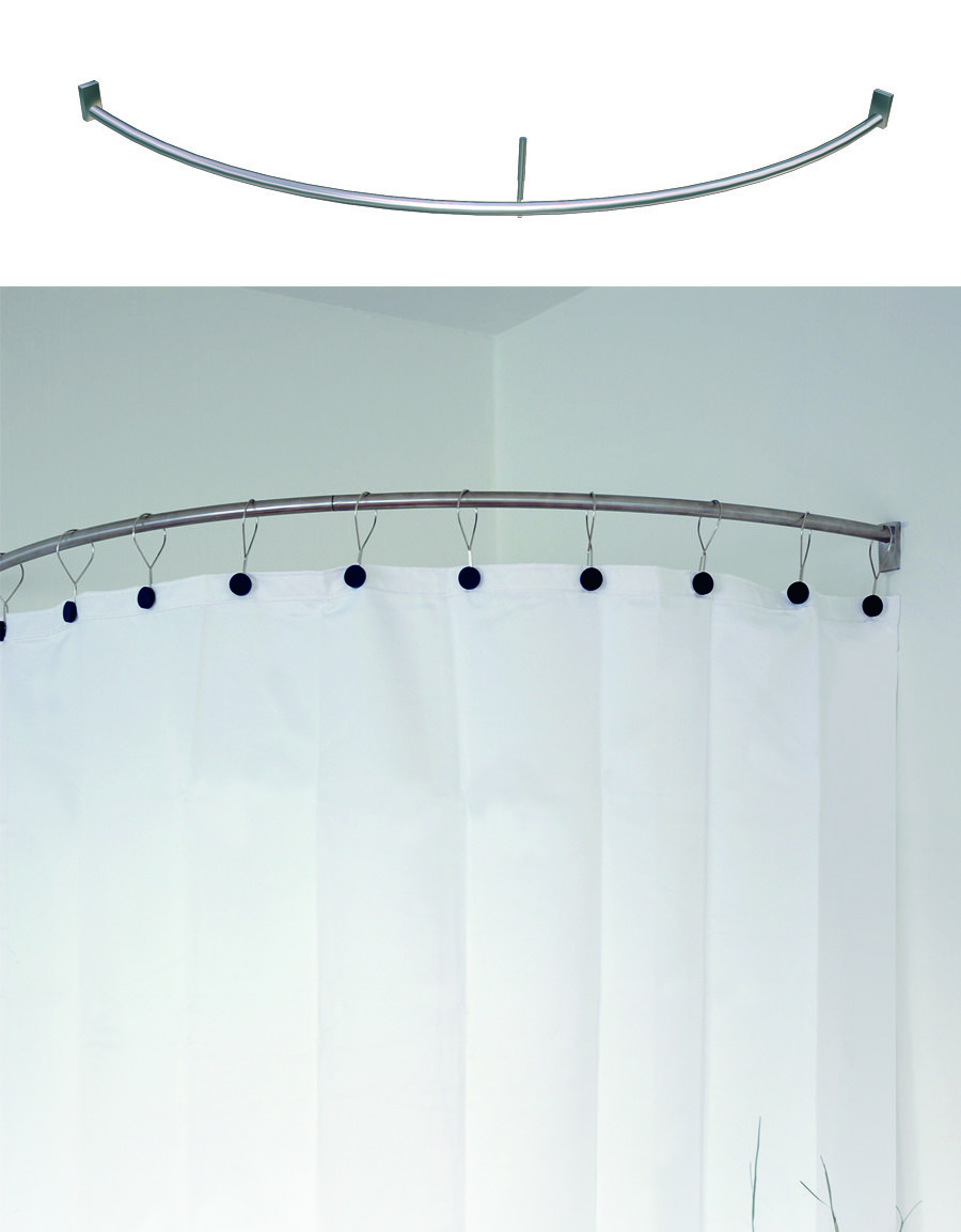 Curved Shower Curtain Rail For Corner, Bent Shower Curtain Rail
