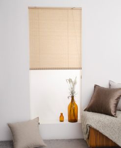 Roll-up blind OSLO, natural, several sizes