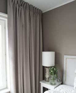 Made-to-measure hotel curtain DOKIE, blackout 95%, beige