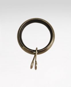 Orbit curtain ring, antique brass, 10 pcs