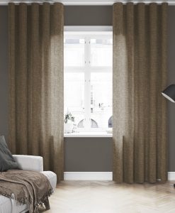 Made-to-measure curtain CLOUD, brown
