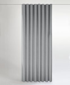Curtain, blackout, light gray, extra wide and high