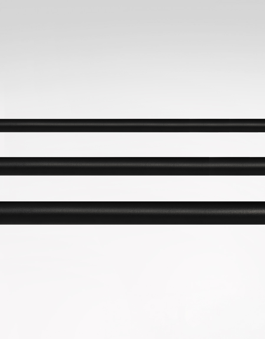 Curtain Rod Black Several Sizes Hasta Home Welcome