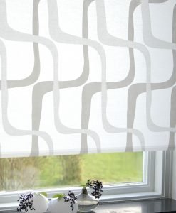 Made-to-measure, screening roller blind, white
