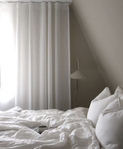 Curtain MALVA, white, extra long & wide