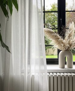Curtain Skimra, sheer, white