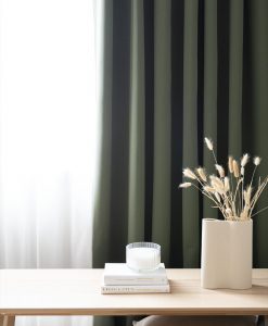 Curtain Svala, dim-out, green